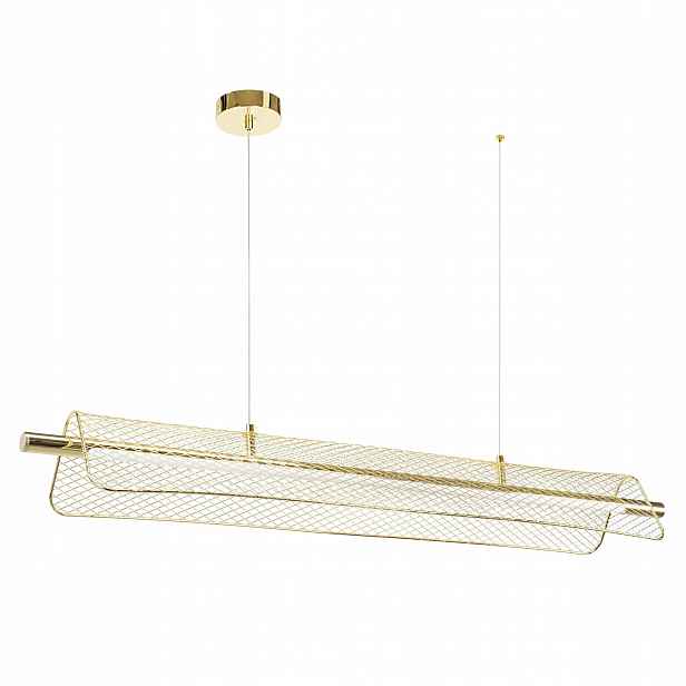 Moderní závěsná stropní lampa Led Zlatá Loft do obývacího pokoje Toolight