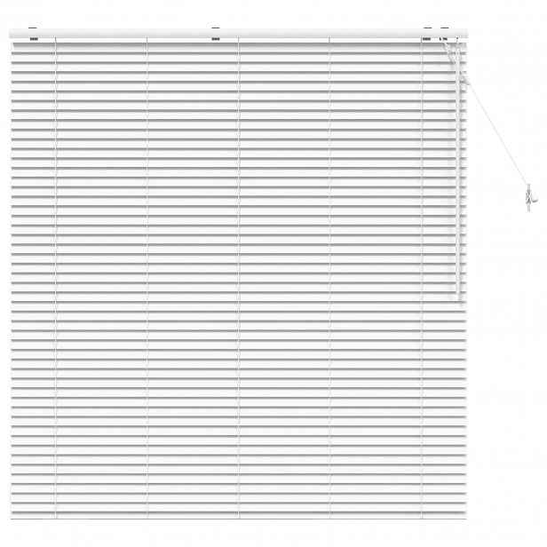vidaXL Venet školní žaluzie Bílá 145 x 160 cm 35 mm Masivní paulovnie