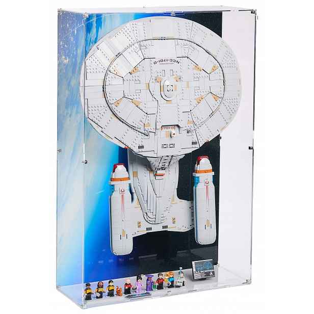 Závěsná vitrína Blacked Brick pro Lego 10356 Icons Star Trek: Enterprise