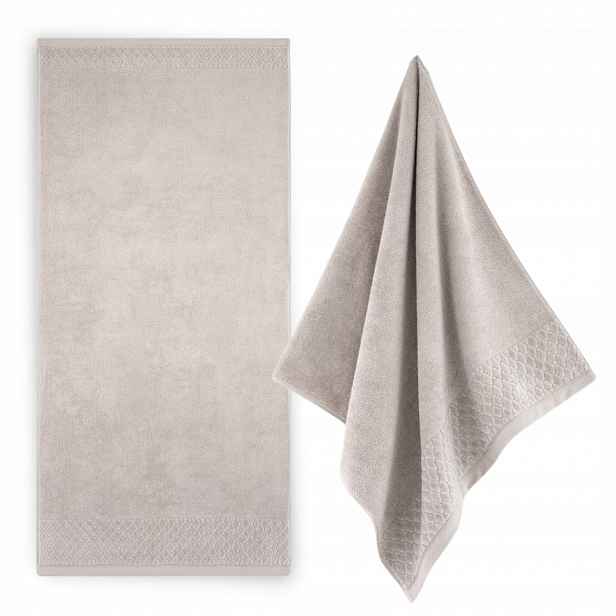 Zwoltex Carlo Ab Ručník velký béžový 500g 70x140cm