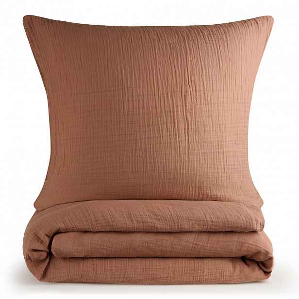 Blumtal POVLEČENÍ mušelín, 100% bavlna, 135/200 cm & 80/80 cm, měděná