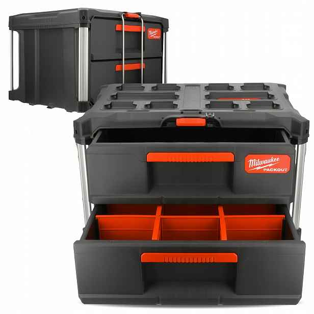 Box na nářadí Packout 2 Zásuvky Milwaukee Te