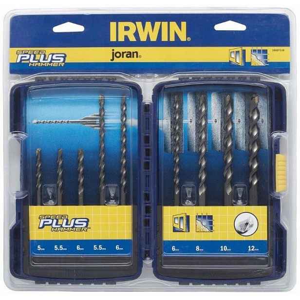 Irwin Kompletní Sada Vrtáků Do Betonu Pro Sds Plus Speedhammer 10 Ks.