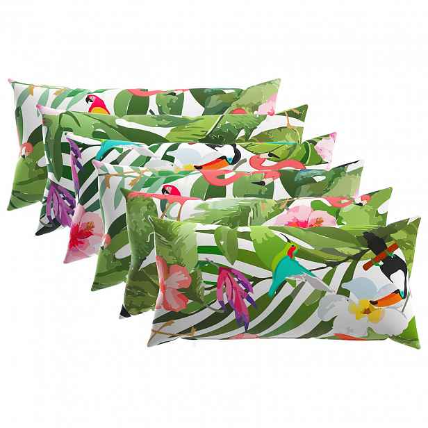 vidaXL Povlak na polštář 6 pcs HEERLEN Vícebarevný 40 x 70 cm