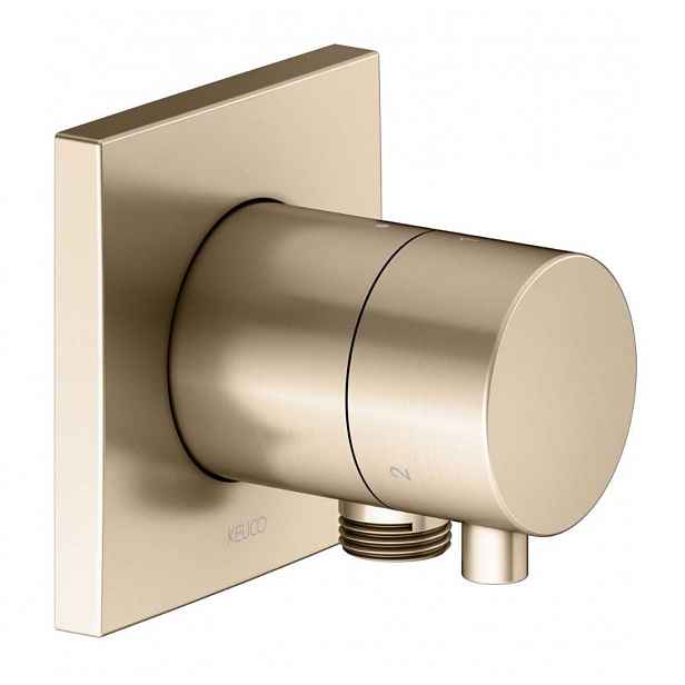 Keuco IXMO Comfort - Přepínací ventil pod omítku, pro 3 spotřebiče, s připojením hadice, kartáčovaný bronz 59548031102