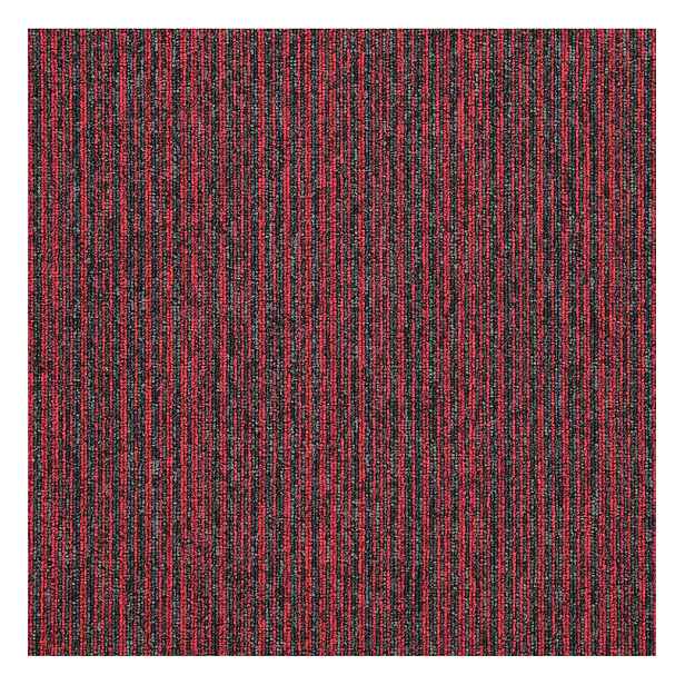 Kobercový čtverec Sonar Lines 4120 červený 50 x 50 cm, chodba / předsíň, Balta