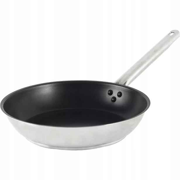 Pánev s nepřilnavým povrchem Pujadas Ergos Inox-Pro 24 cm, vícevrstvá
