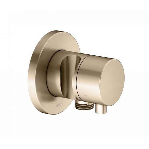 Keuco IXMO Comfort - Přepínací ventil pod omítku, pro 3 spotřebiče, s připojením a držákem sprchy, kartáčovaný bronz 59548031201