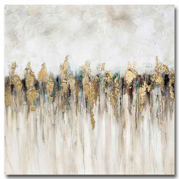 MALBA NA PLÁTNĚ, abstraktní, 80/80/3 cm