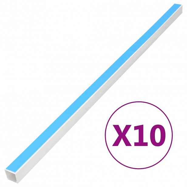 vidaXL Kabelová lišta samolepicí 25 x 25 mm 10 m PVC
