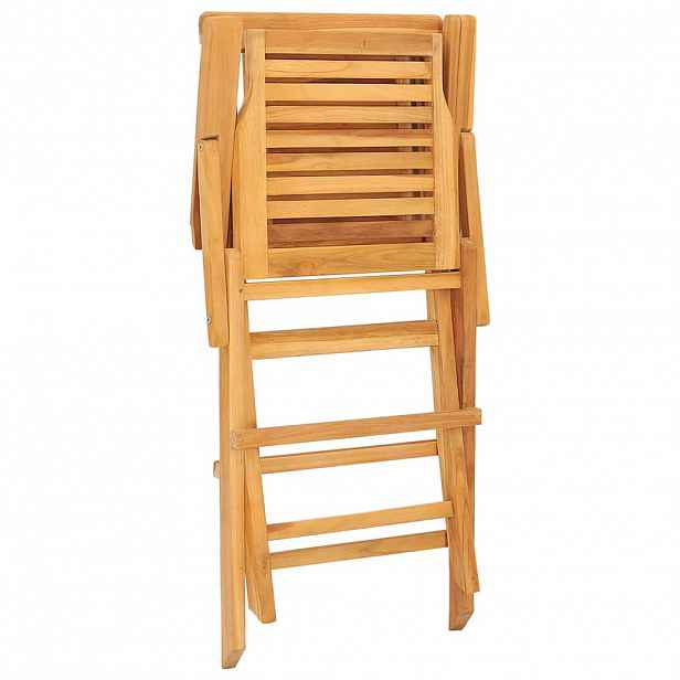 vidaXL Skládací židle 6 ks 56x63x90 cm masivní teak