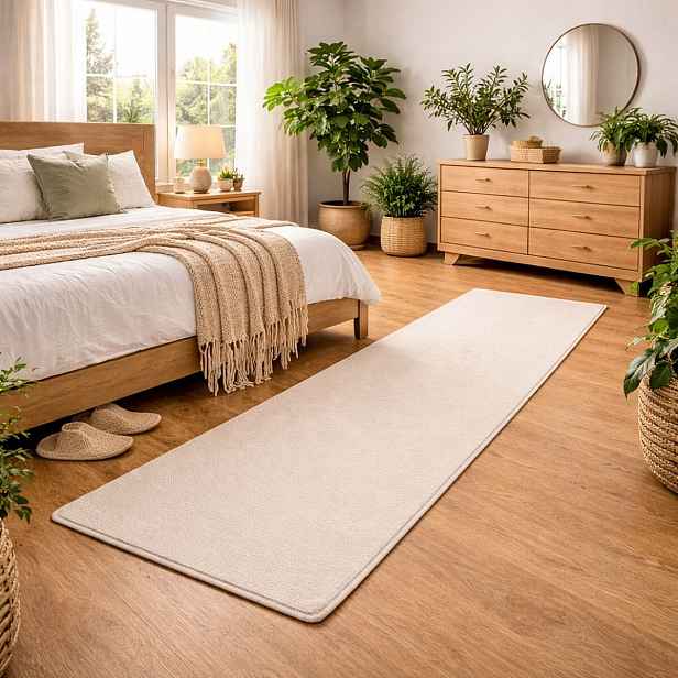 Běhoun Royal Lux 03 krémový, 100x400, bílá, ložnice, AladinWorld Expres