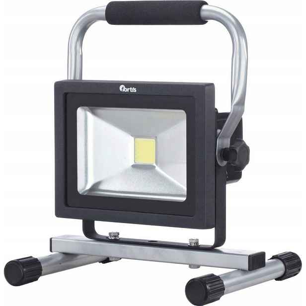 Stavební reflektor 20W Fortis Led akumulátorový
