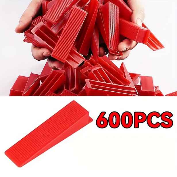TEMU 300/600 Opakovaně Použitelný Úhlový Klín Pro Pro Vzdálenost 1/8", Pro Vzdálenost 1/16", Pro Vzdálenost 1/32" A Sada Nástrojů Pro Úroveň Dlaždic