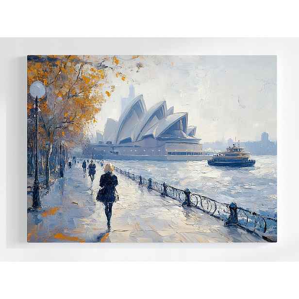 Plakát Město Sydney Austrálie Opera Zátoka Procházka 100x75