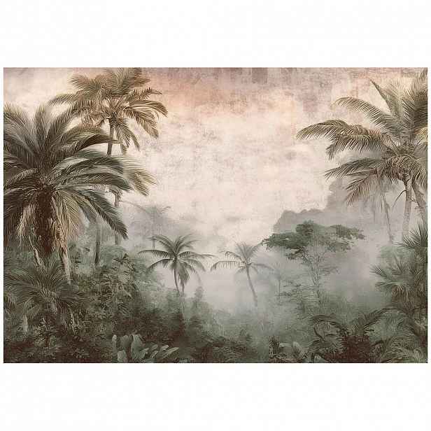Wallarena FOTOTAPETA Jungle Beton Beige 350x250 cm