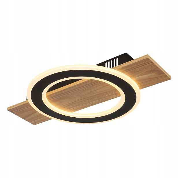 Stropní Svítidlo Stropní Svítidlo Led Jayden 18W 1000lm Hnědá Dřevo Globo Lighting