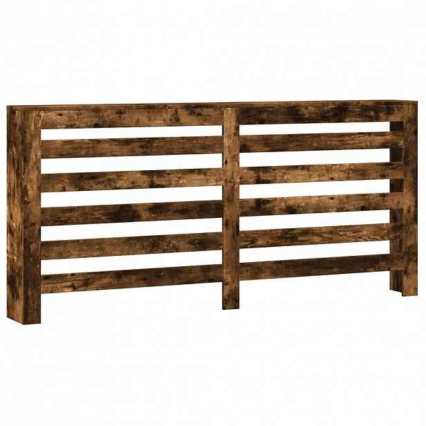 vidaXL Kryt radiátoru Kouřový dub 175 x 20 x 82 cm Kompozitní dřevo