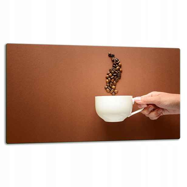 7v1 Skleněná Deska Na Krájení 52x30 Káva