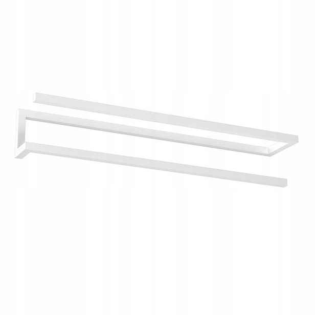Bílý nástěnný koupelnový věšák na 2 ručníky Bathroom Organizati