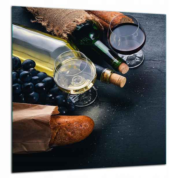 Skleněná Ochranná Deska Panel Lepidlo 60x65 Lahve