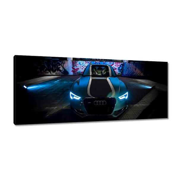 Obrazy 100x40 Modré Audi Auta