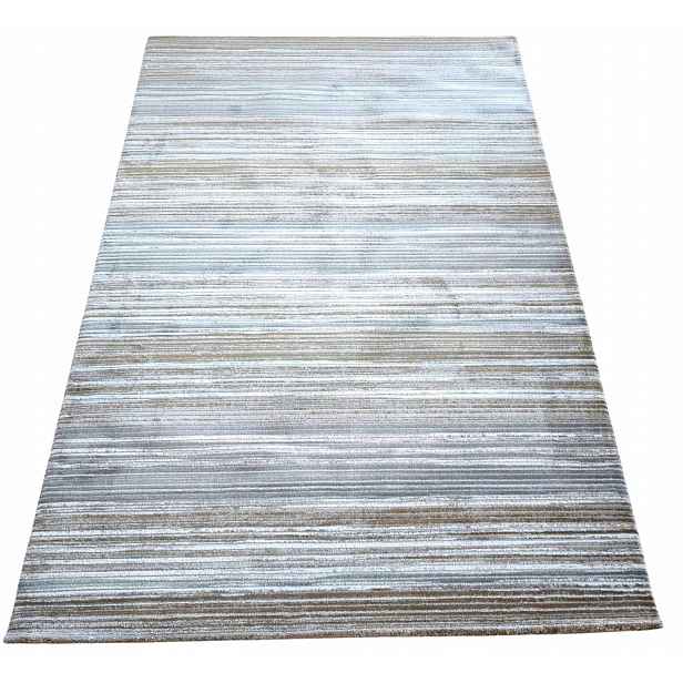 Koberec do obývacího pokoje 160 x 230 cm, loftový vzor s plyšovými štětinami, kvalita