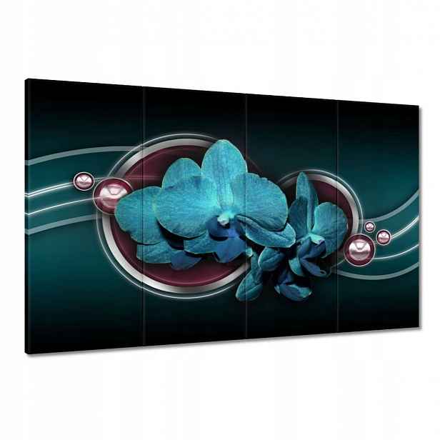 Obrazy 120x80 Modrý orchidej