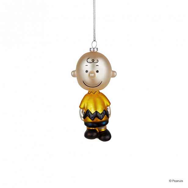 Butlers PEANUTS Skleněná ozdoba figurka Charlie Brown