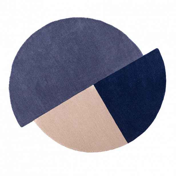 Flair Rugs VLNĚNÝ KOBEREC, 200 cm modrá