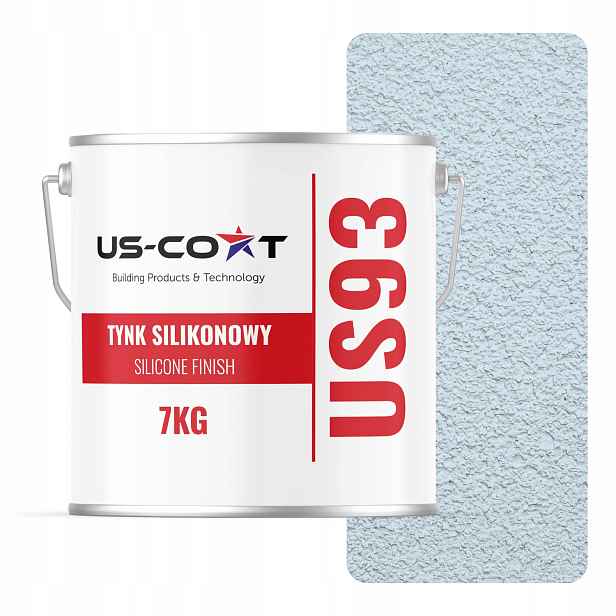 Silikonová Omítka Bílá Zlomená Do Modré F111 Beránek Granulace 1.0 mm