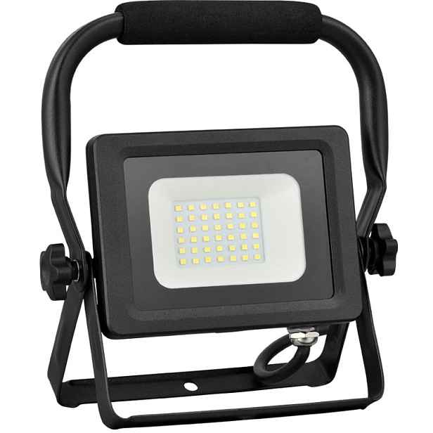 Světlomet LED přenosný s rukojetí SMD 5000K 2400lm IP65 1,5m 30W