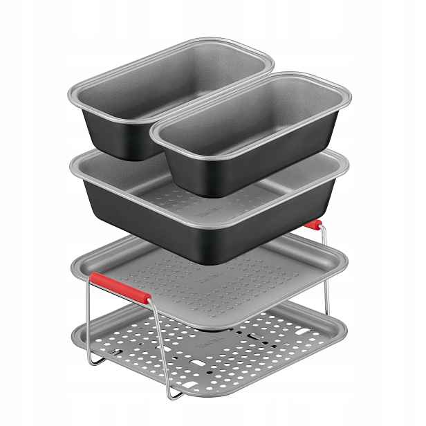 Formy Faorma na pečení Tefal ocel nelegované J701S544 5 ks pro airfryer