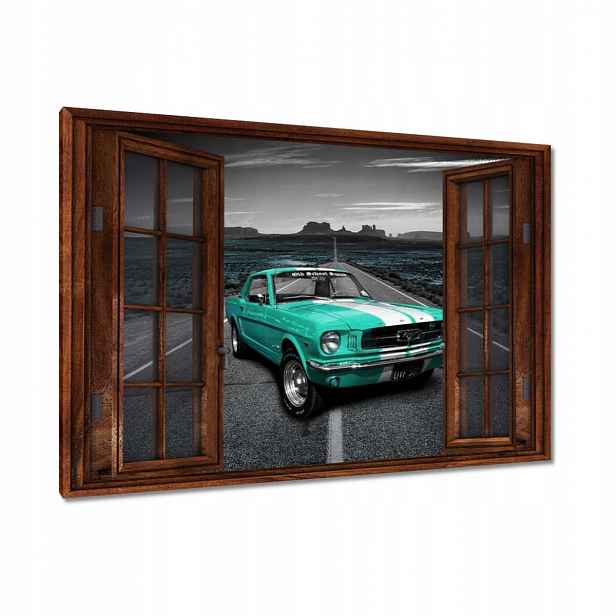 Obrazy 90x60 Tyrkysové auto Ford