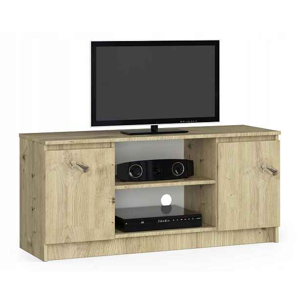 Skříňka Rtv stolek 2D1P 120 cm dub artisan komoda Akd