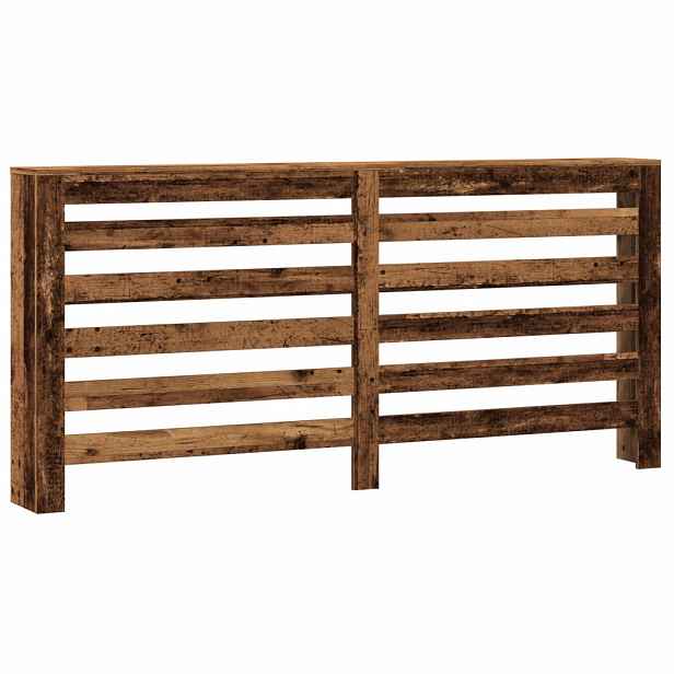 vidaXL Kryt radiátoru Staré dřevo 175 x 20 x 82 cm Kompozitní dřevo