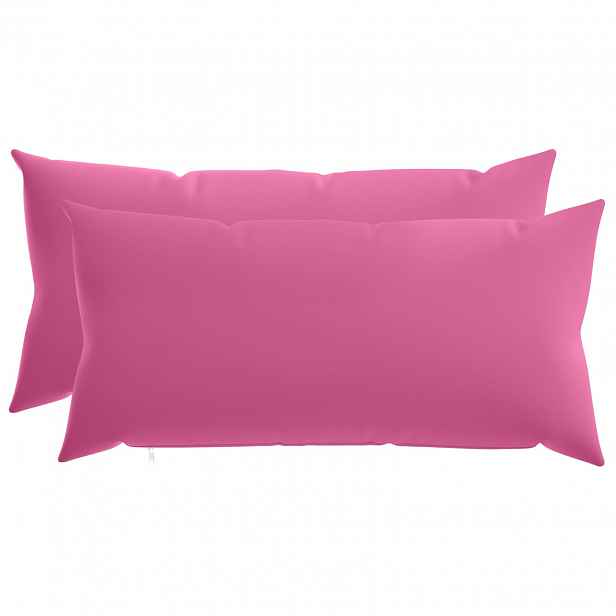 vidaXL Povlak na polštář 2 pcs HEERLEN Růžová 40 x 70 cm Polyester