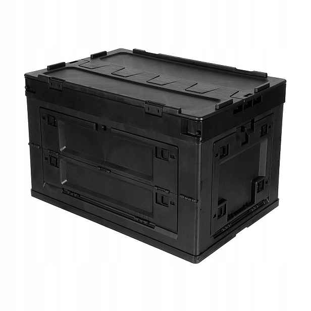 Skládací plastový box 60L černý