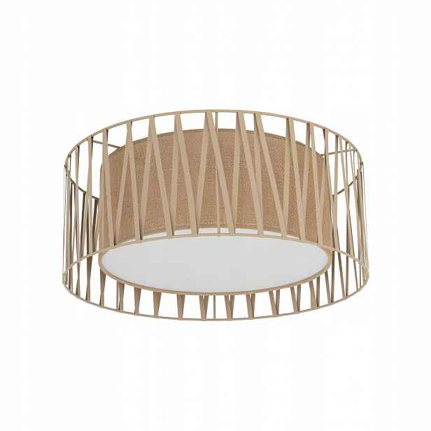 Stropní Svítidlo Harmony 4xE27 60W Bílý Juta Rychlá montáž 50 cm Tk Lighting