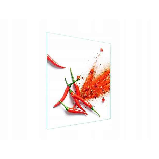 7v1 Skleněná Deska Na Krájení 45x52 Chilli