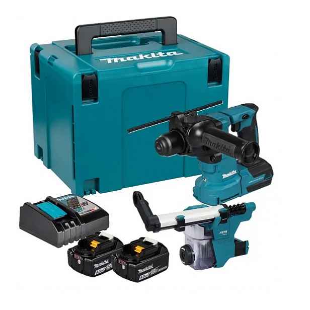 Makita DHR183RTWJ Aku příklepová vrtačka Sds Plus 5,0Ah 18V 1,7J