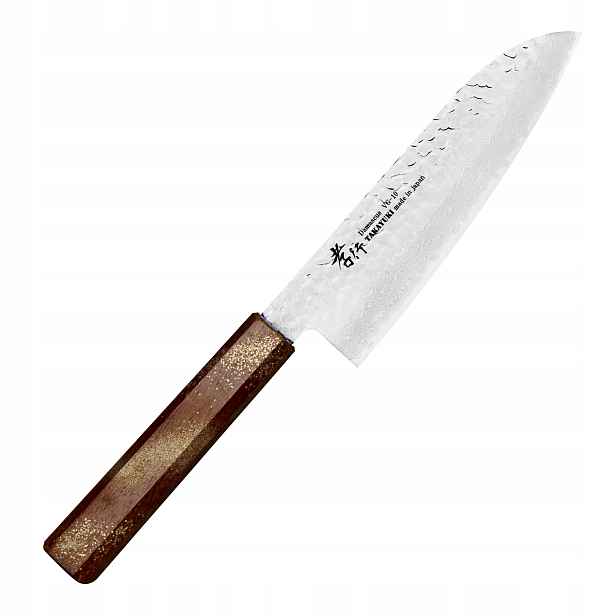 Nůž Santoku Sakai Takayuki 17 cm damast VG-10 33 vrstvy urushi