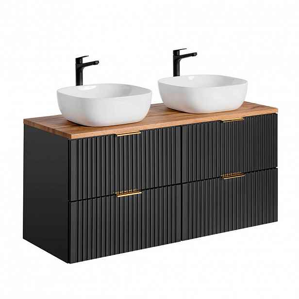 Petits-meubles DVOJUMYVADLO 120.8cm Adriel Černá