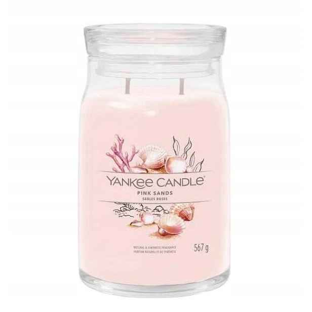 Yankee Candle Pink Sands Velká sójová svíčka se dvěma knoty 567 g