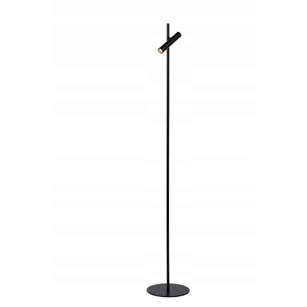 Stojací Led stojací lampa černá minimalistická 140 cm 3000K Lucide