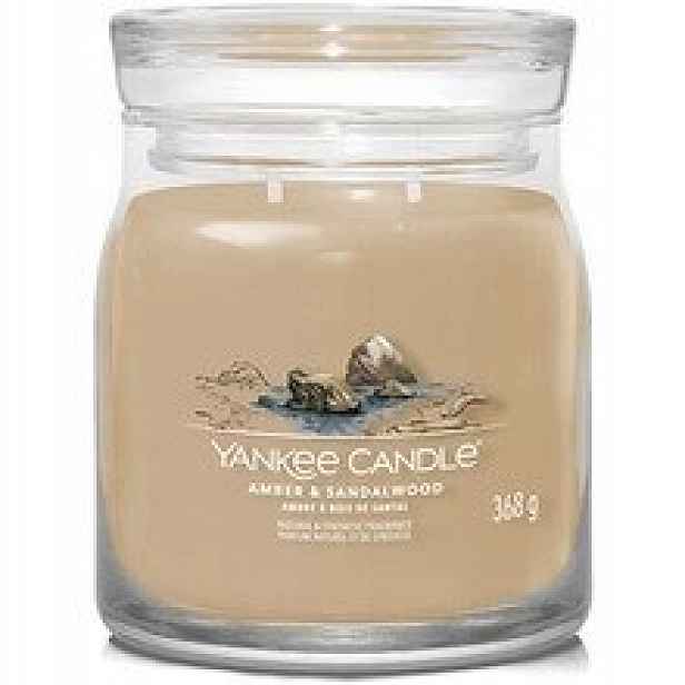 Yankee Candle Svíčka Amber & Sandalwood Signature (jantar a santalové dřevo)