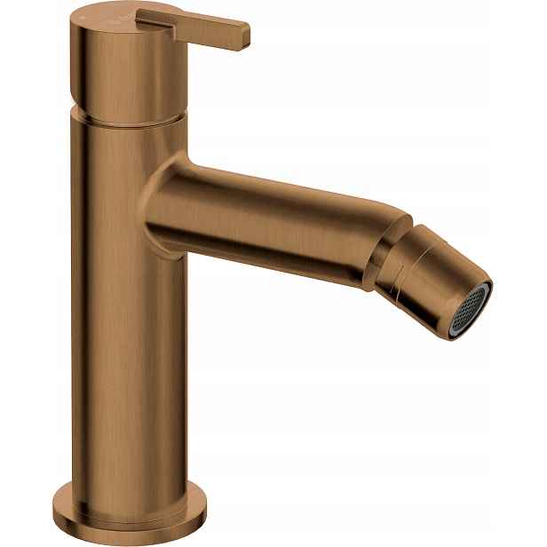 Bidetová baterie mosazná, kartáčovaná, moderní design 344 mm