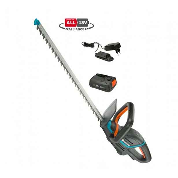 Gardena - 18V AKU plotové nůžky ComfortCut 60/18V P4A, 60 cm, 1x aku P4A PBA 2,5 Ah, nabíječka 14731-20