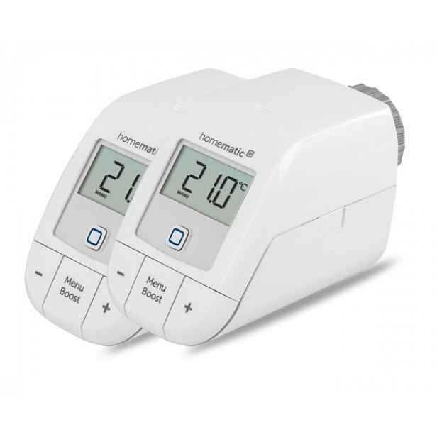 Sada 2 ks programovatelné radiátorové termostatické hlavice Homematic Ip