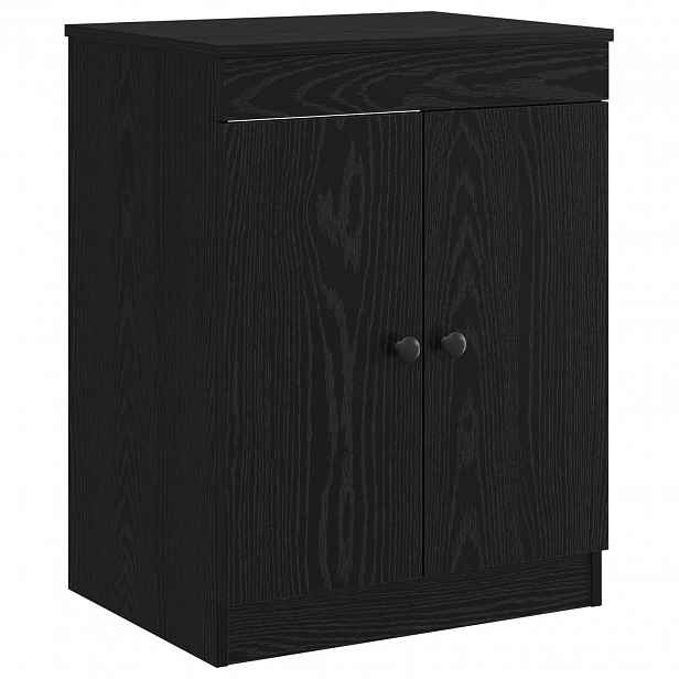 vidaXL Koupelnová skříň Černá 54 x 41 x 70 cm Kompozitní dřevo